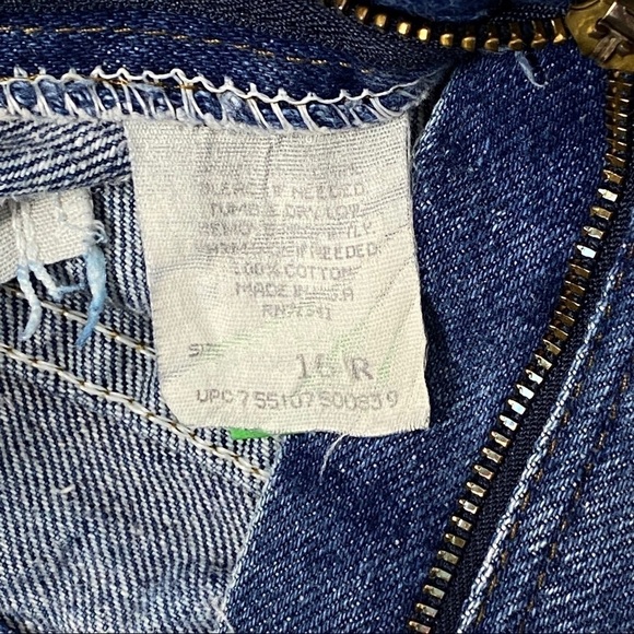 LL Bean Double L High Waisted Jeans Natural Fit Womens Sz 16 Regular - Picture 3 of 8